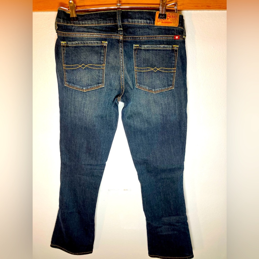 lucky brand 26 (30) zoe boot dark wash jeans 7W11097 - Picture 5 of 7